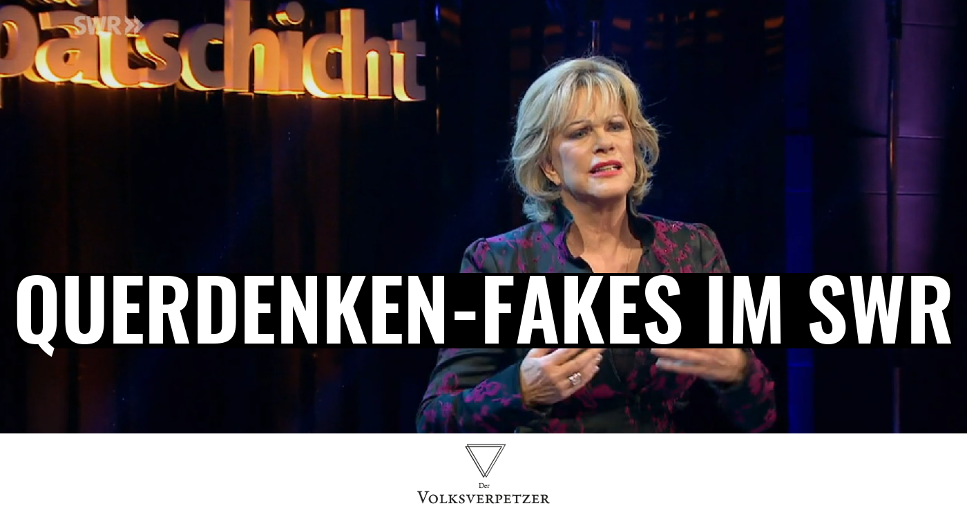 Querdenken-Fakes von Fitz: Falsch verstandene Meinungsfreiheit im SWR