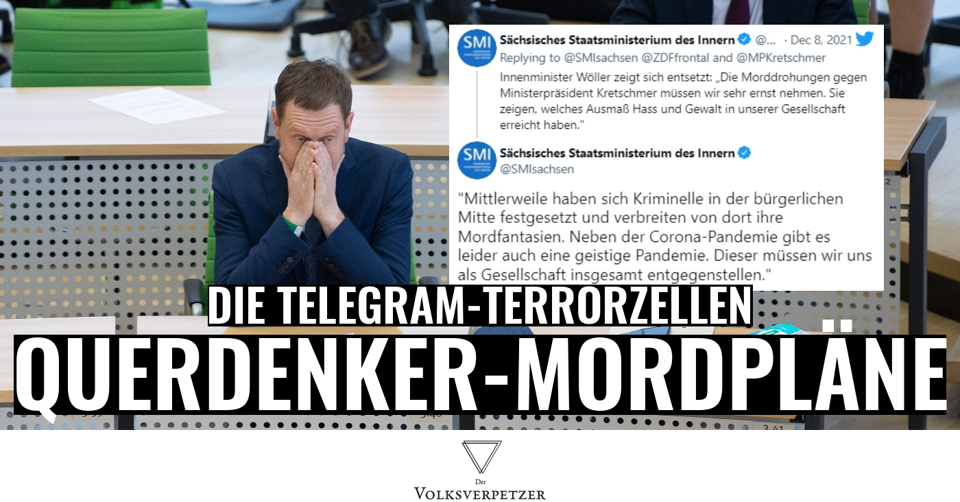 Querdenken-Terror: Mordpläne an Ministerpräsident Kretschmer nur die Spitze des Eisbergs