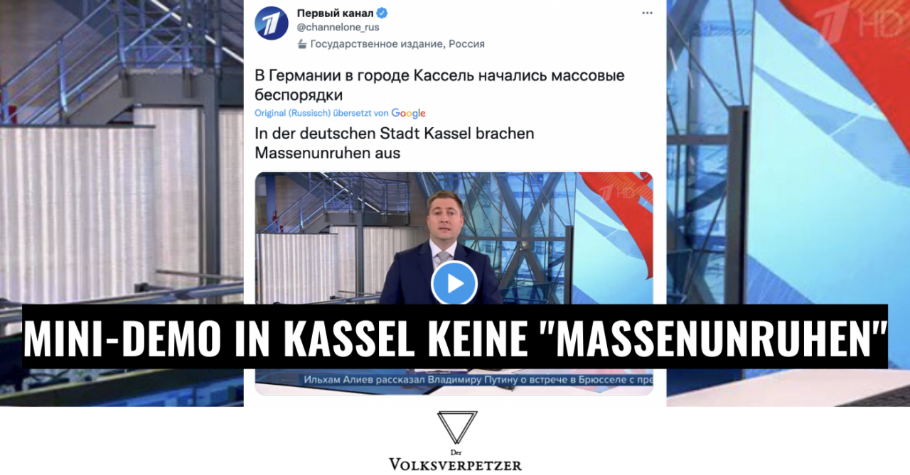 Kassel: Russland-Propaganda macht aus Mini-Demo „Massenunruhen“