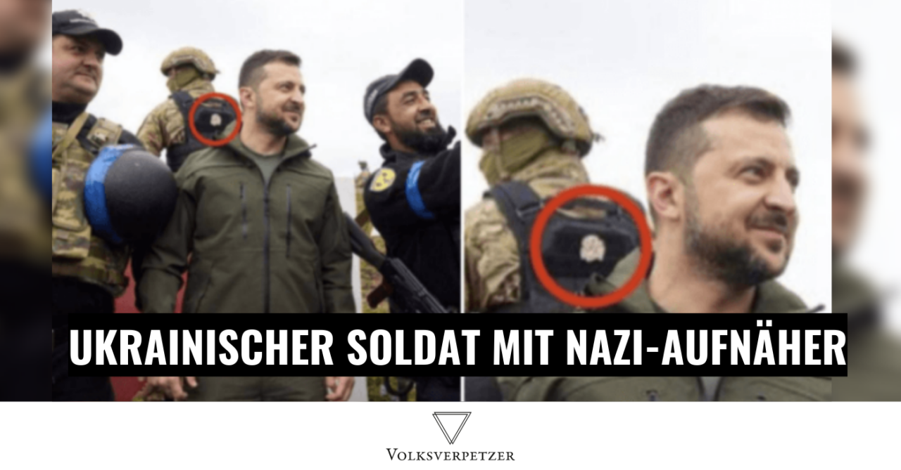 Trägt dieser ukrainische Soldat Nazi-Aufnäher?