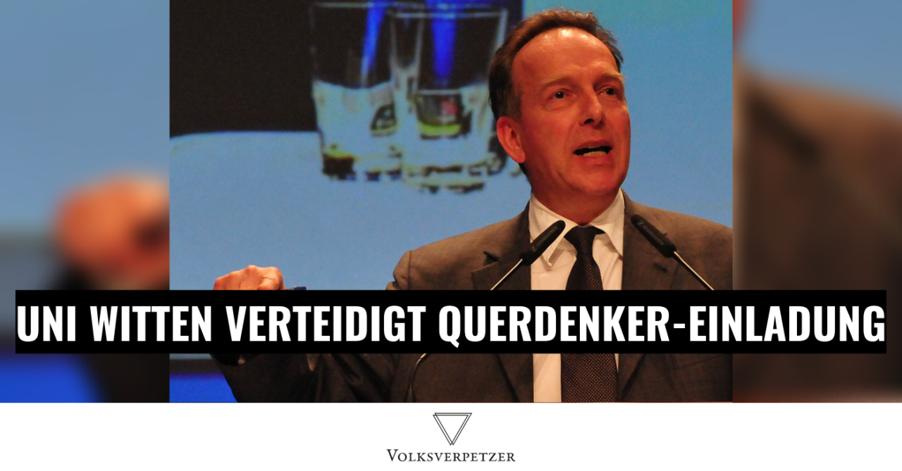 Homburg & Guérot: Uni Witten verteidigt Querdenker-Einladung