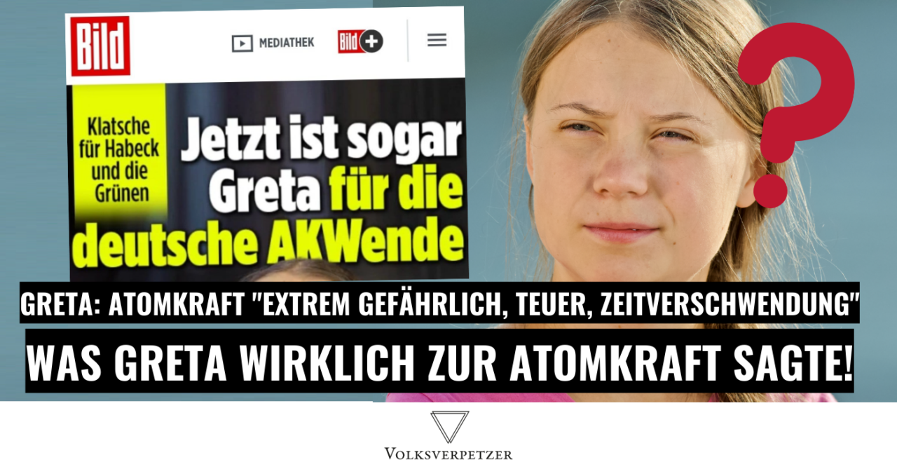 Faktencheck: Nein, Greta Thunberg ist gegen Atomkraft