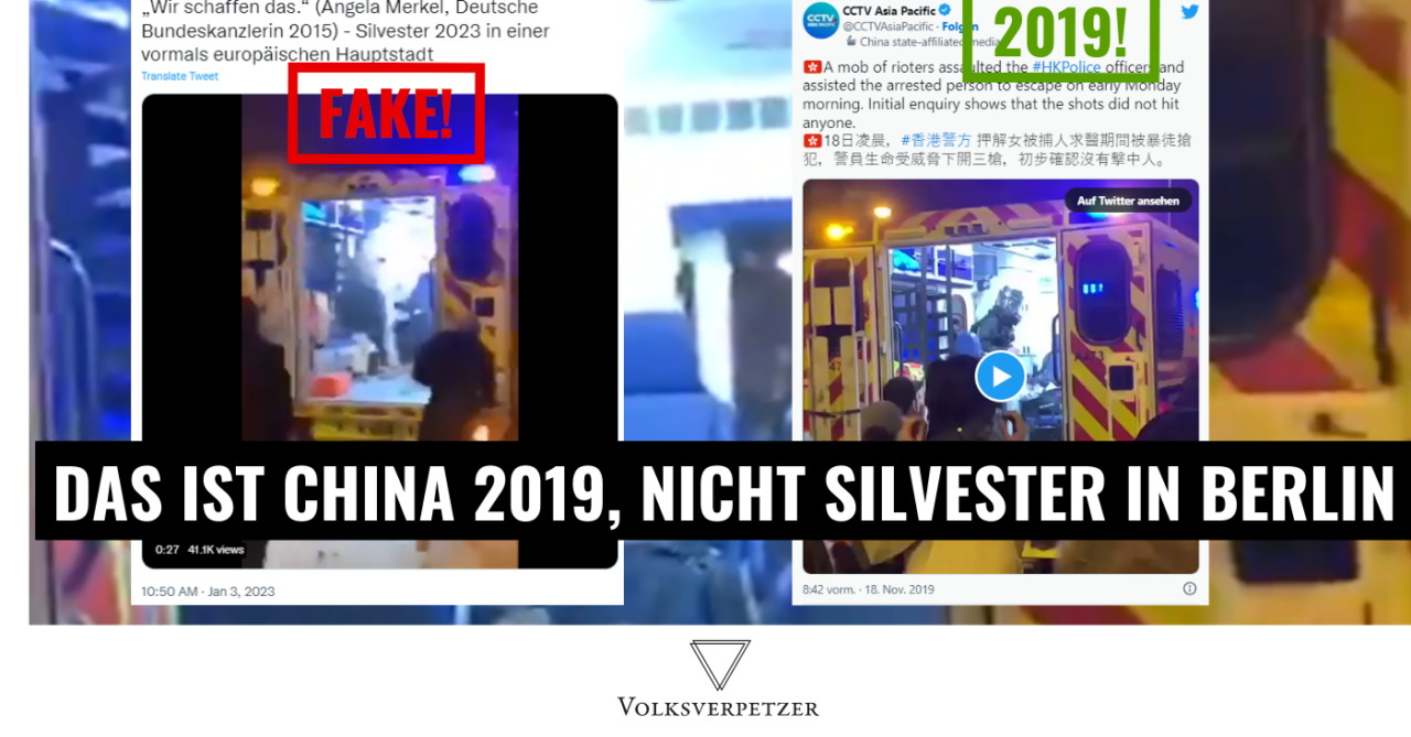 Video aus Hongkong 2019: Das ist nicht Silvester in Berlin