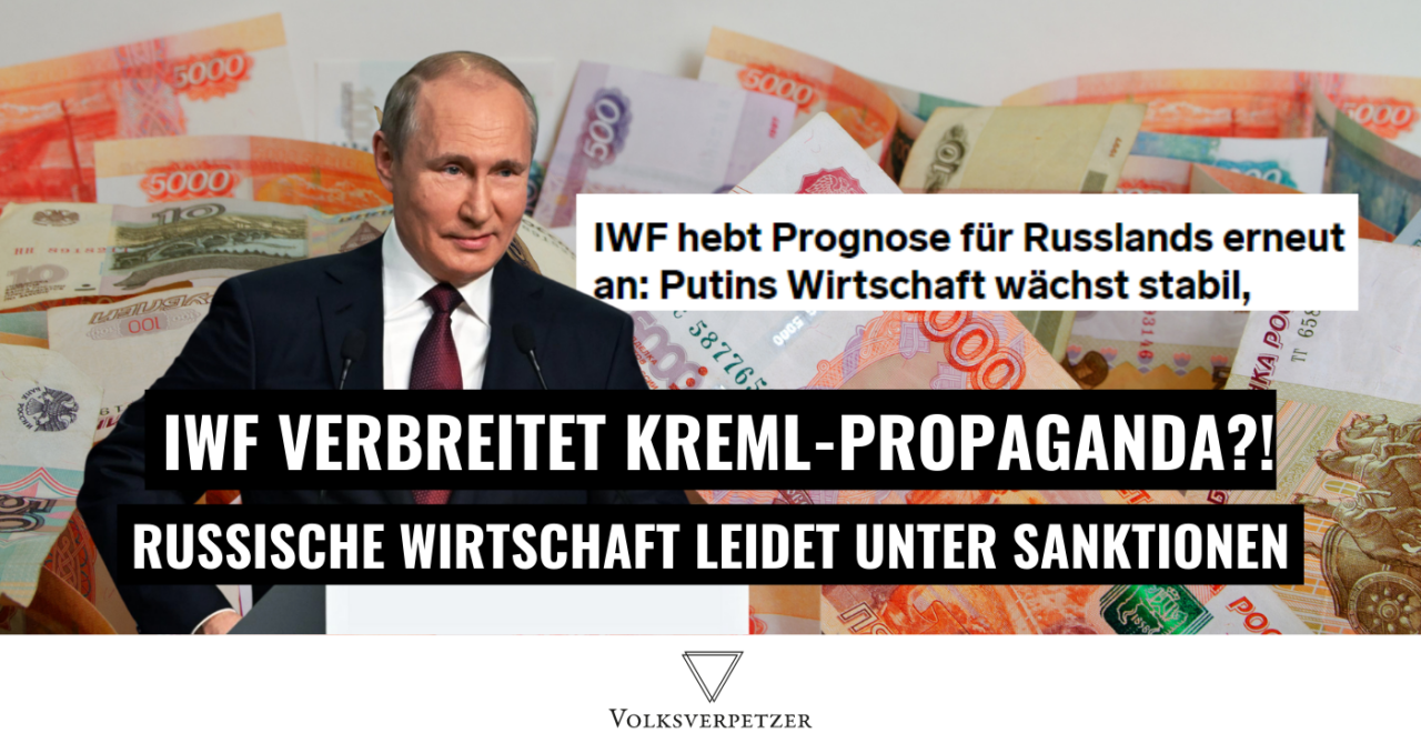 Dieser IWF-Bericht über Russland basiert auf manipulierten Zahlen