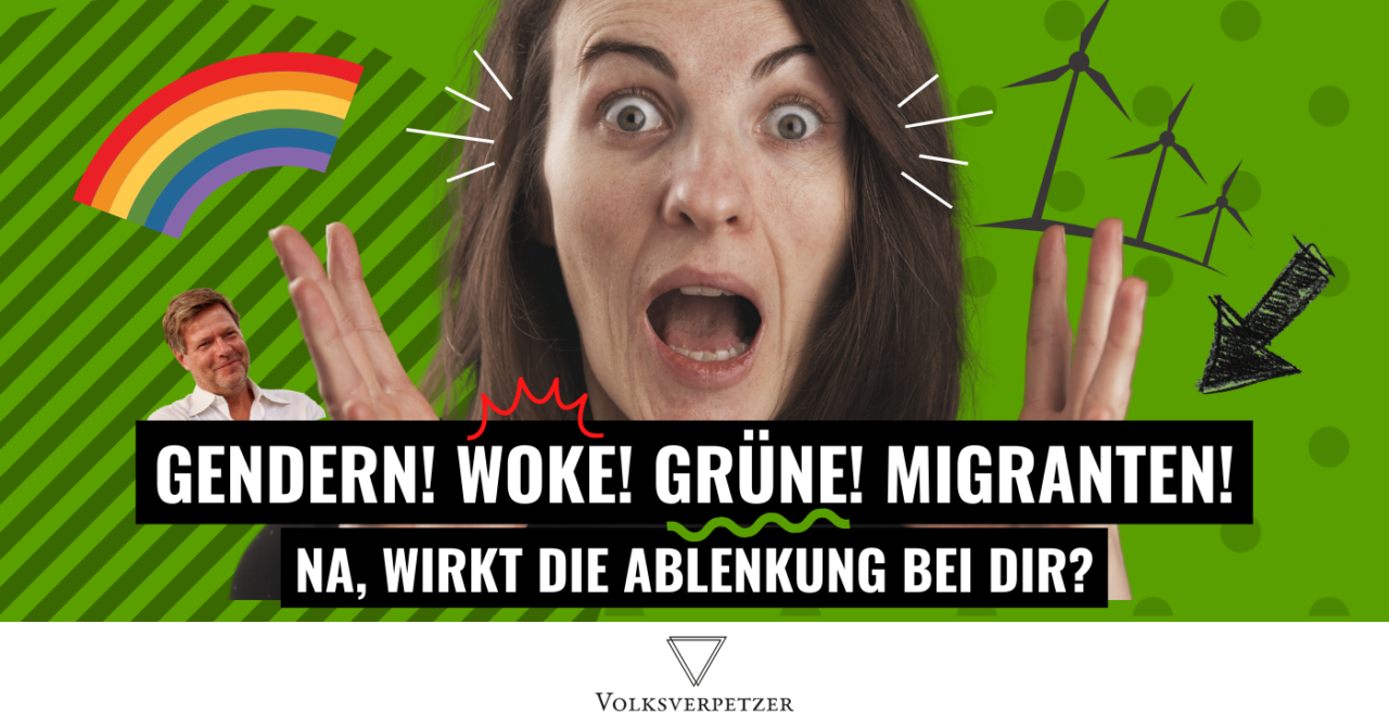 Dich bestehlen linksgrüne, vegane Gender-Migranten mit Wärmepumpen!