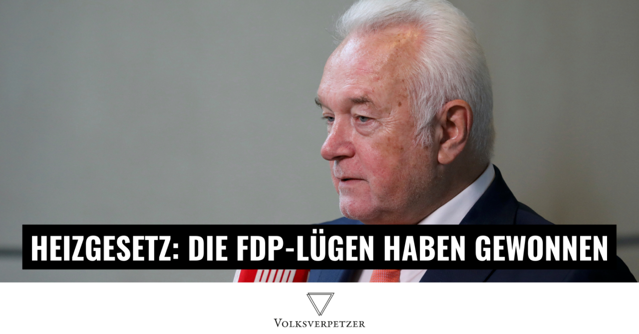 Der Stopp vom Heizungsgesetz geht alleine auf das Konto der FDP