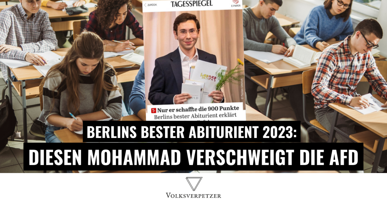 Berlins bester Abiturient heißt Mohammad – hier fragt die AfD nicht nach dem Vornamen