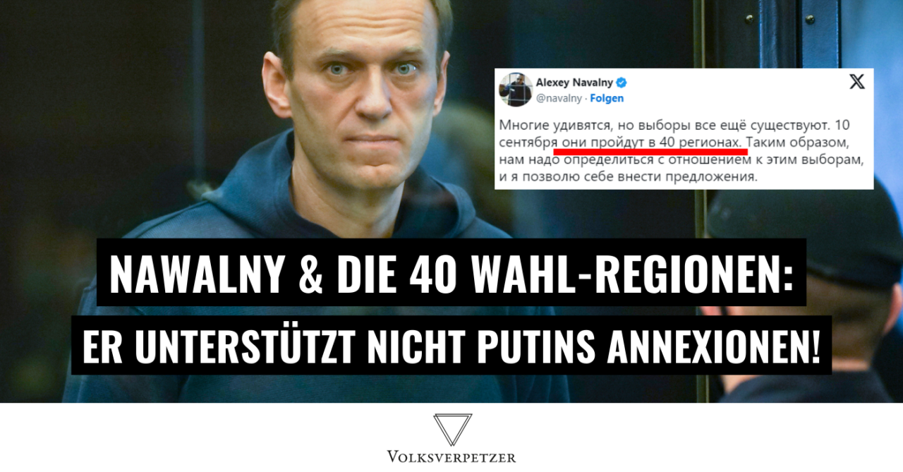 Nawalny & die 40 Regionen: Wie schnell sich ein Internet-Missverständnis hochschaukelt