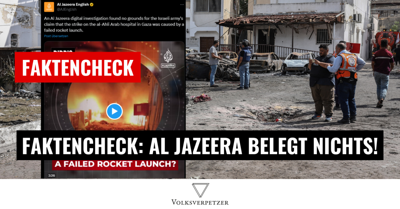Faktencheck: Al Jazeera widerlegt nicht palästinensische Rakete