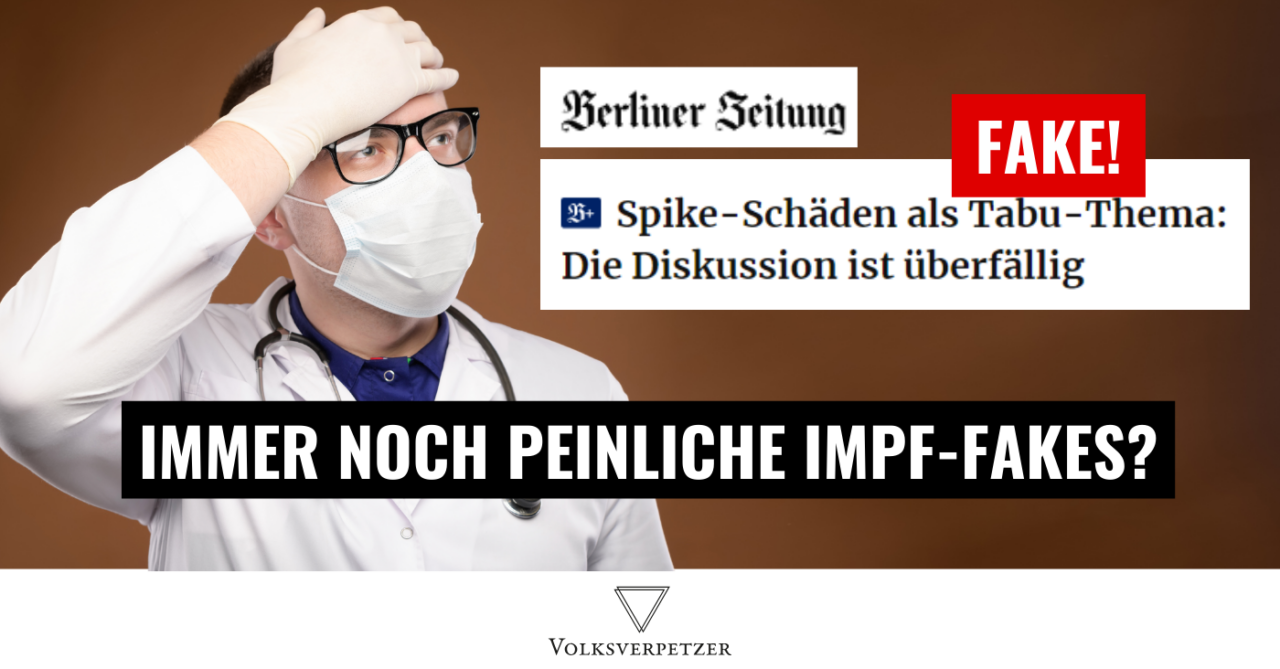 Berliner Zeitung blamiert sich immer noch mit Impfgegner-Panikmache