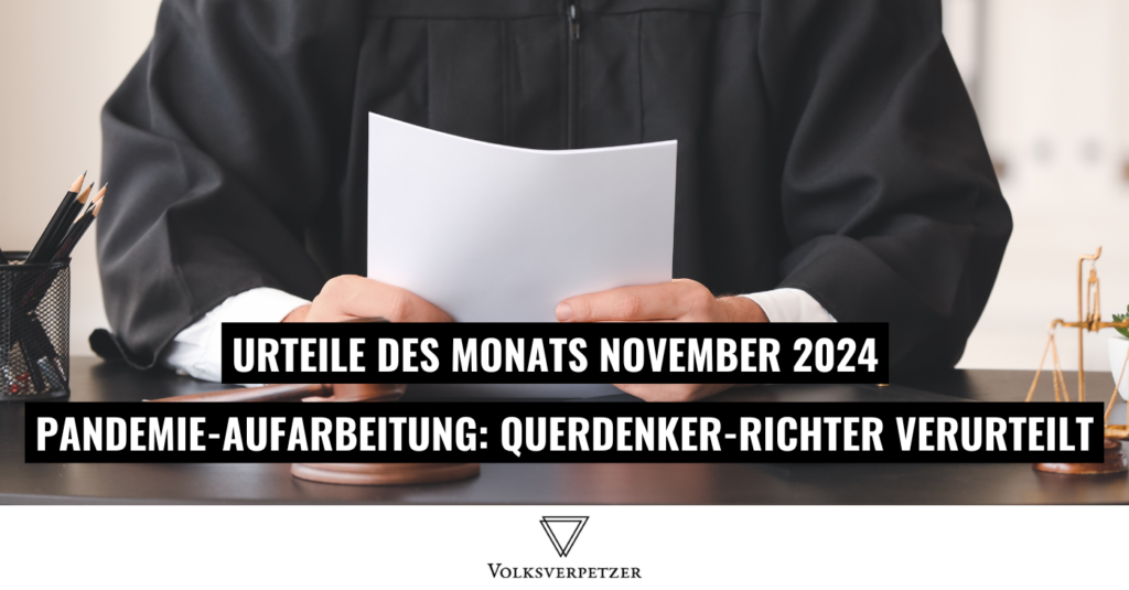 URteile Querdenker november