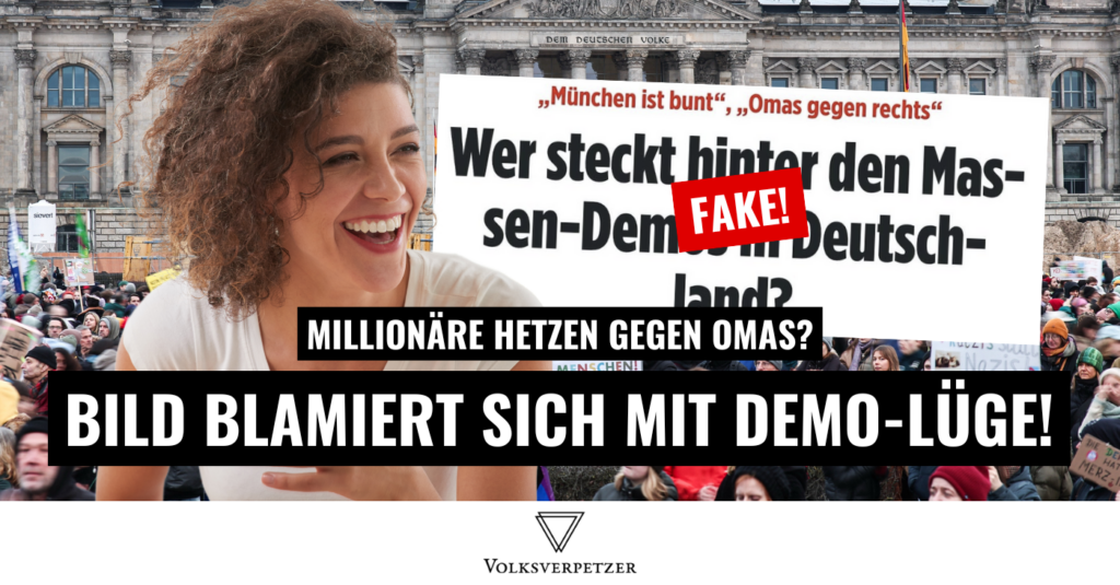Demo bezahlt omas bild