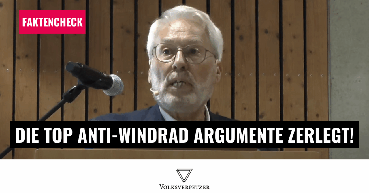 Klimaleugner Vahrenholt blamiert sich mit Schwindel-Vortrag über Windkraft