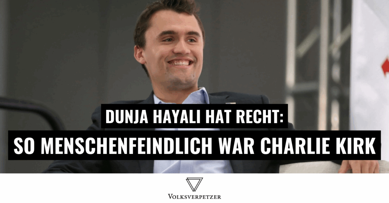 Dunja Hayali hat Recht: So rechtsextrem & menschenfeindlich war Charlie Kirk