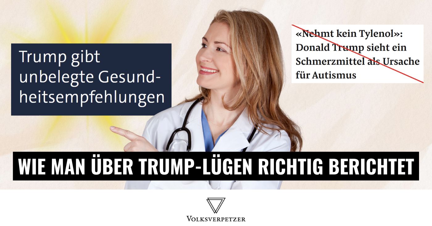 Paracetamol: ARD & ZDF berichten endlich richtig über Trump-Lügen