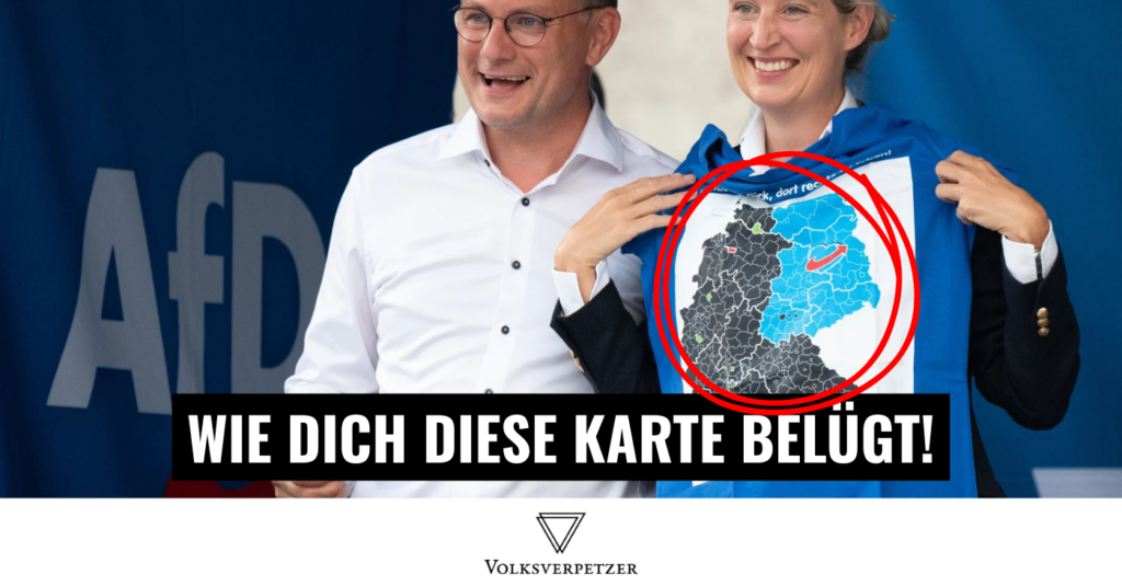 Wahlkarte Osten