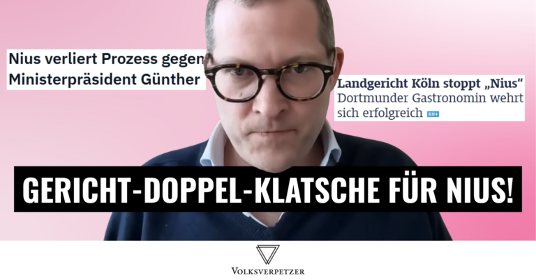 „Sämtlich unwahr“: Gericht-Doppel-Klatsche für Reichelts Hetz-Portal NIUS!